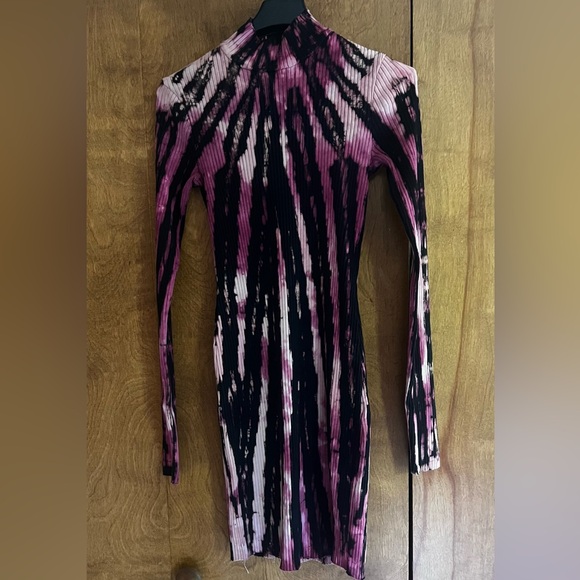 COTTON CITIZEN The Ibiza Mini Dress in Lychee Spiral | Size M - Picture 5 of 6